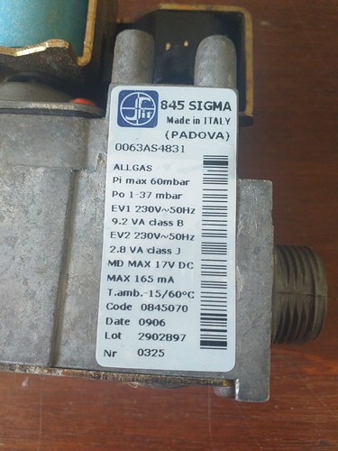 Valvola gas per - valvola, caldaia